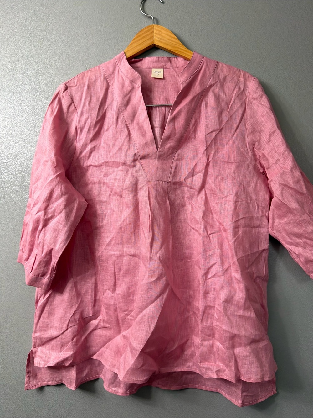 Lintico 100% Linen Dress Shirt JOANNA Large
